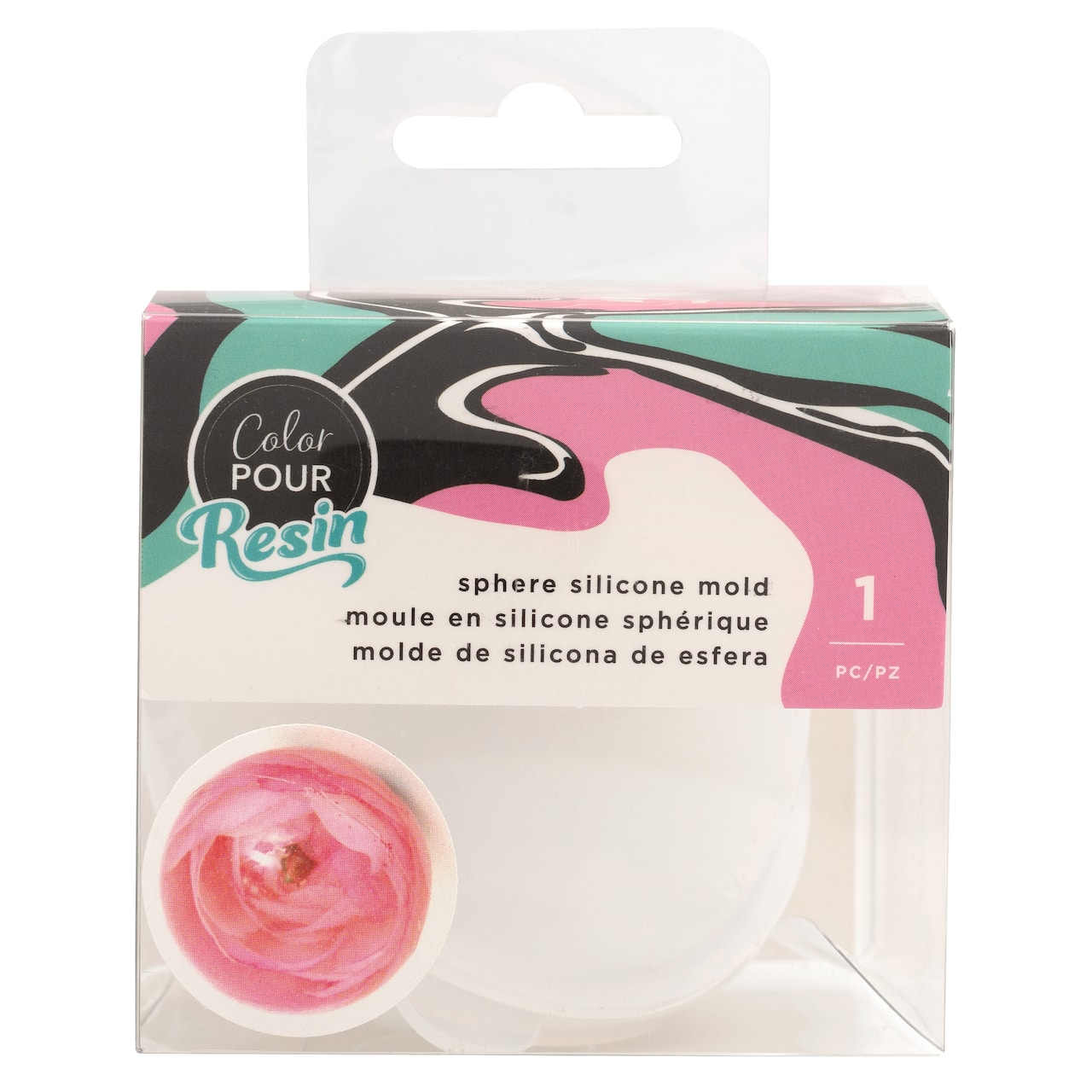 Color Pour Resin Sphere Silicone Mold